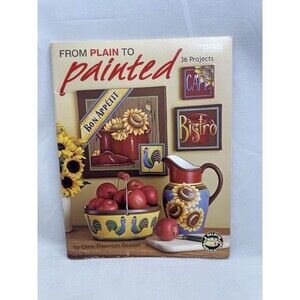 From Plain to Painted Tole Painting Pattern Book Thornton Deason Leisure Arts